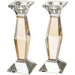 Pair of Crystal Elegant Candlesticks 20.5 cm