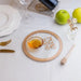 Glass Plate for Apple in Honey 19 cm