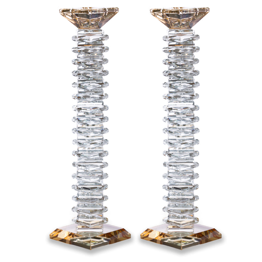 Crystal Candlesticks 32 cm