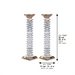 Crystal Candlesticks 32 cm