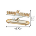 Elegant Crystal Menorah 13cm