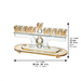 Elegant Crystal Menorah 13cm