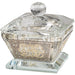 Crystal Salt Holder 6*4 cm with Laser Cut Plaque