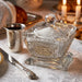 Crystal Salt Holder 6*4 cm with Laser Cut Plaque