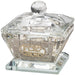 Crystal Salt Holder 6*4 cm with Laser Cut Plaque