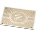 Elegant Glass Tray with Mirror and Glitter 35X23 cm