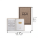 PU Leathere Food Blessing - Ashkenaz17*24 cm