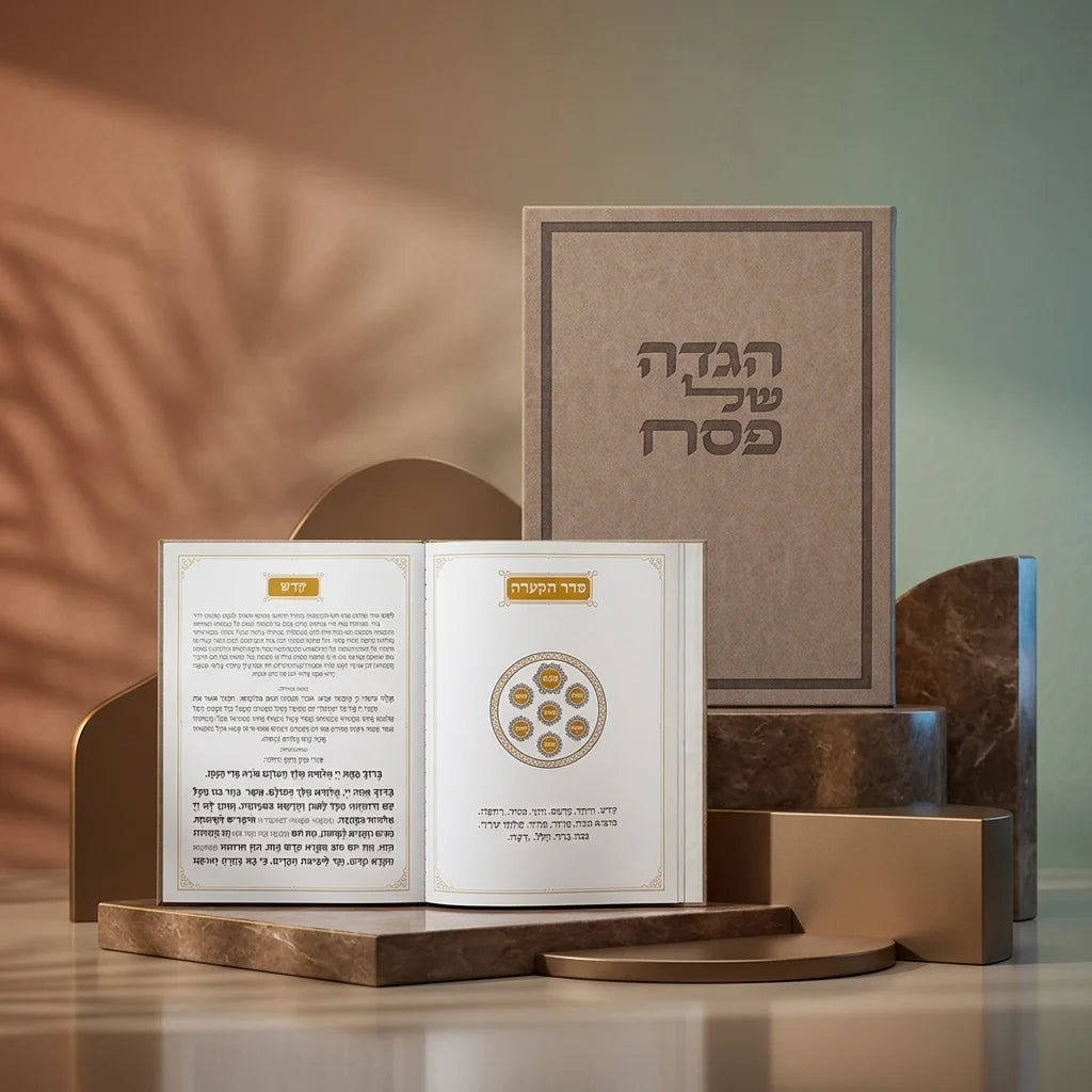 Pu Art Passover Hagadah Hard Cover 30*22 cm