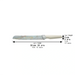Printed Challah Knife 34 cm - "Shabbat and Holidays"