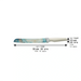 Printed Challah Knife 34 cm - "Shabbat and Holidays"