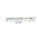 Printed Challah Knife 34 cm - "Shabbat and Holidays"