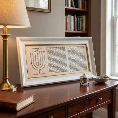 Framed Blessing 64*30 cm - "Pitum Haktoret"