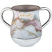 Aluminum Washing Cup 13cm Pink Marble - Gold, White