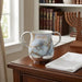 Aluminum Washing Cup 13cm Pearl Marble - Silver, White