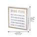 Lucite Business Blessing 21 cm - Gold