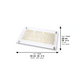 Glass Challah Tray 42*29 cm - Gold