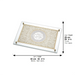 Glass Challah Tray 42*29 cm