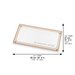 Elegant Glass Tray 37*20 cm - Gold