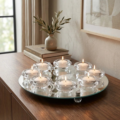 Crystal 8 Branches Candlesticks 27 cm