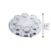 Crystal 8 Branches Candlesticks 27 cm