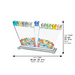 Crystal Elegant Hanukkiah 22 cm