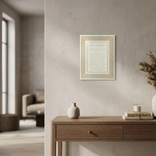 Framed Blessing 25*20 cm- Candle Lighting