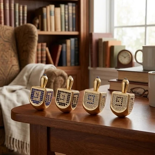 Golden Dreidel 4 cm - N.g.h.poh (12)