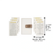 Leatherette Benchers Bag 23*15 cm, White Color with 6 Benchers- Sepharadic