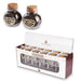 Glass Besamim Holder with Metal - 24 pcs
