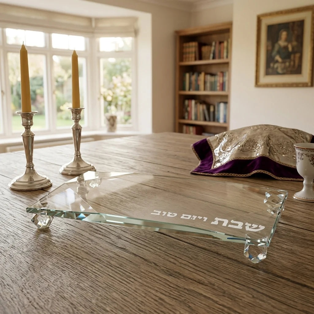 Crystal Tray for Candle Holders 23*13cm