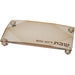 Crystal Tray for Candle Holders 23*13cm - Gold