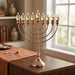 Metal Menorah 49cm - Gold