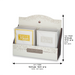 Benchers Stand for Hanukkah Candles 17.5*12.5 cm