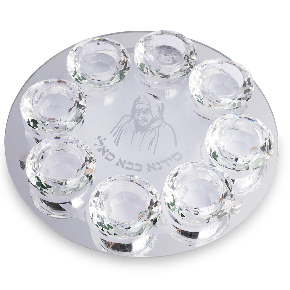 Crystal 8 Brenches Candlesticks 27 cm