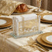 Crystal Napkin Holder with Metal Plate 8*17 cm