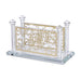 Crystal Napkin Holder with Metal Plate 8*17 cm