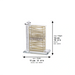 Crystal Matches Holder 11*14 cm - Striped