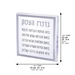 Lucite Business Blessing 21 cm - Silver