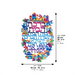 Metal Laser Cut Hebrew Home Blessing 16*11 cm