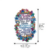 Metal Laser Cut Hebrew Home Blessing 16*11 cm