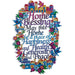 Metal Laser Cut Hebrew Home Blessing 16*11 cm