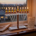 Crystal Elegant Hanukkiah 22 cm