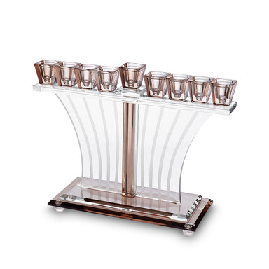 Crystal Elegant Hanukkiah 22 cm