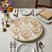 Glass & Crystal Passover Plate 40 cm