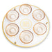Glass & Crystal Passover Plate 40 cm