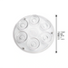 Glass & Crystal Passover Plate 40 cm