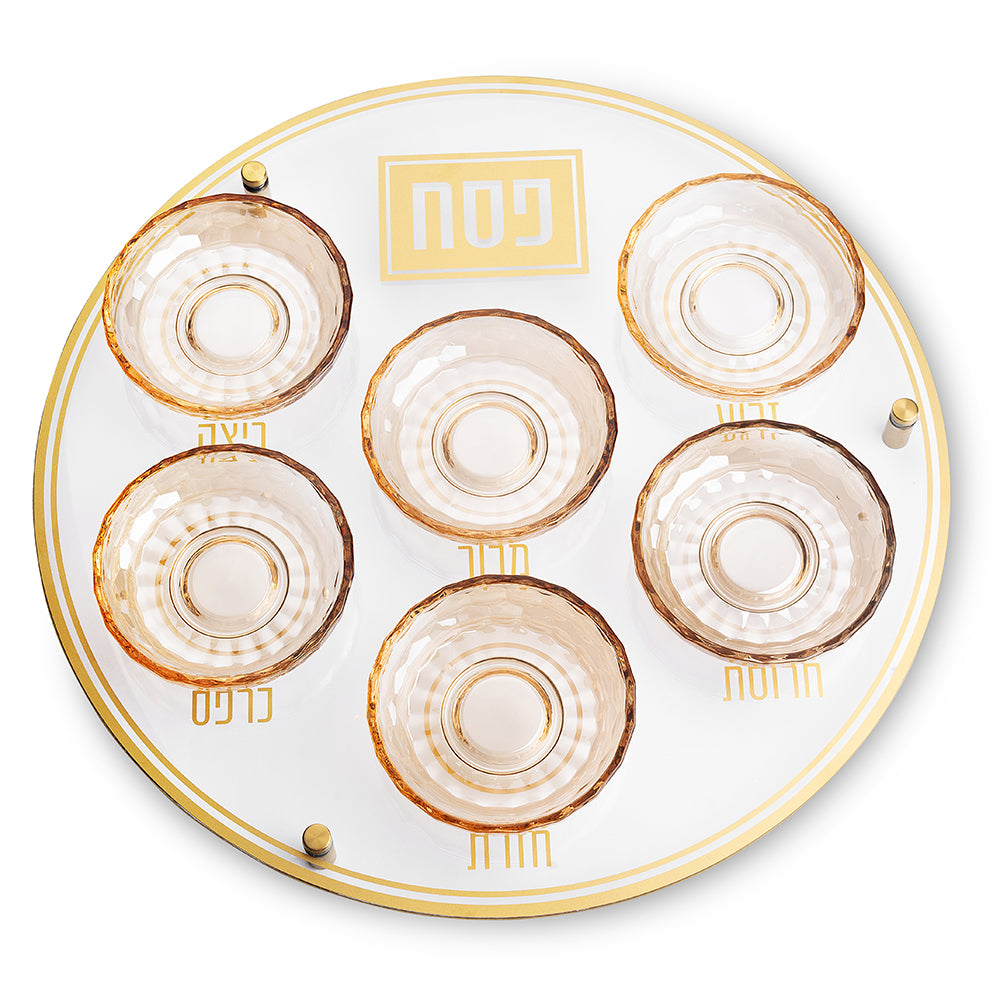 Glass & Crystal Passover Plate