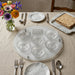 Glass & Crystal Passover Plate 40 cm
