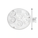 Glass & Crystal Passover Plate 40 cm