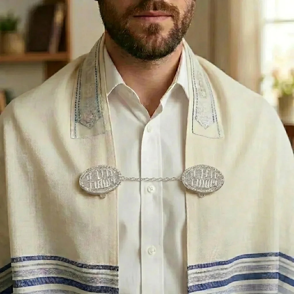 Nickel Tallit Clips 21 cm
